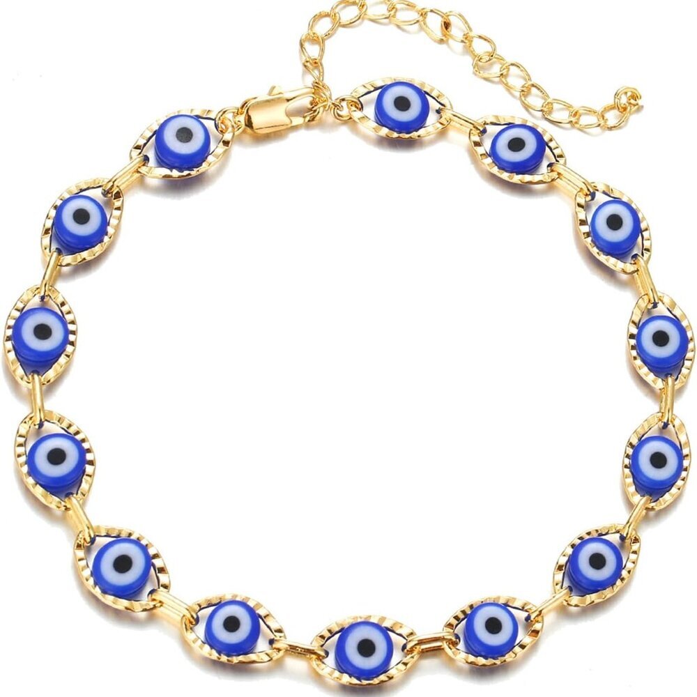Evil Eye Bracelets Blue Eye Bracelet for Women Evil Eye Jewelry Ojo Hamsa Bracel